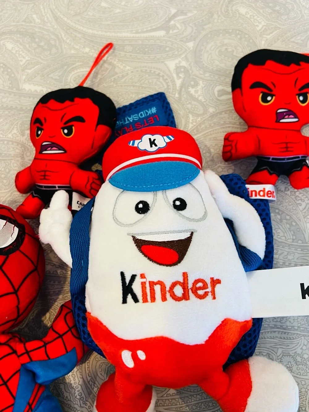 Super Mario & Character Plush Toy Bundle - Blue, Red, Green